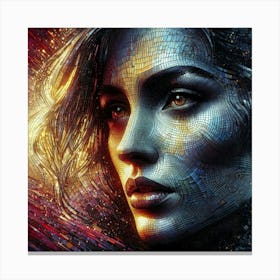 A mysterious woman 10 Canvas Print