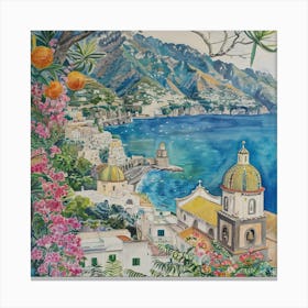 Fragrances of the Amalfi Coast Series 3 Canvas Print