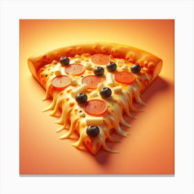 Pizza58 Canvas Print