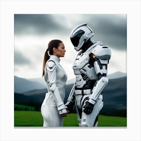 Futurist Couple 1 Canvas Print