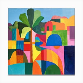 Abstract Travel Collection Cuba 4 Canvas Print