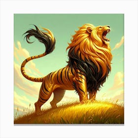 Lion Art 3 Canvas Print