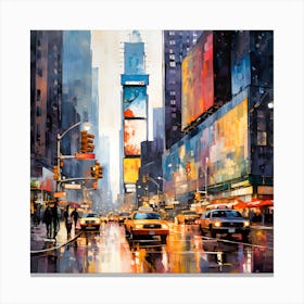 Urban Symphony - Impression of NYC Canvas Print