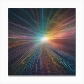 Abstract Space Background 16 Canvas Print