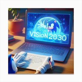 Vision 2030 6 Canvas Print