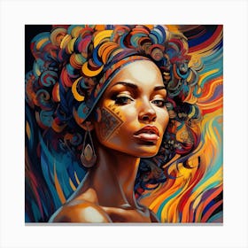 African Woman 74 Canvas Print