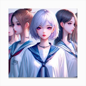 Anime Girl (68) Canvas Print