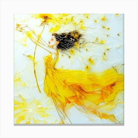 Flowerbomb - Dandelion Aesthetics Canvas Print