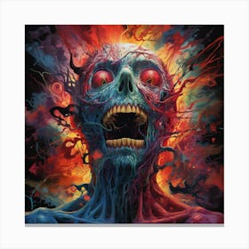 Melting Terror Canvas Print