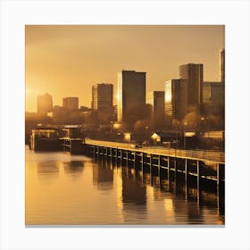 A Golden Sunshine Art Print Canvas Print