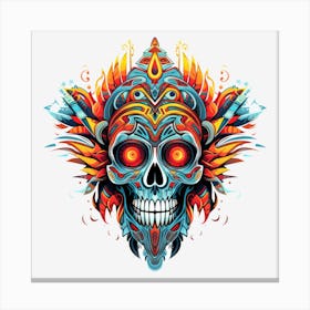 Skull Of The Day 1 Canvas Print