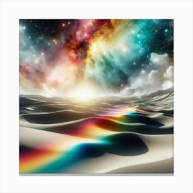 Rainbows In The Desert Canvas Print