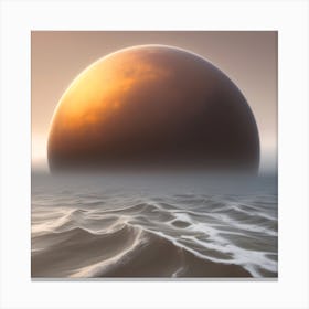 Nasa Planet Canvas Print