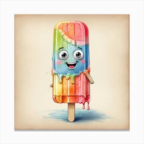 Ice Cream Pop Canvas Print