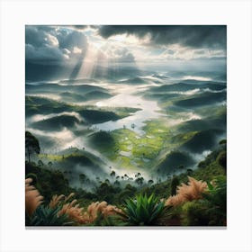 Landscape Painting 4 Canvas Print