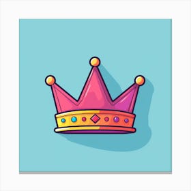 Crown Icon Canvas Print