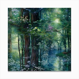 Impressionist - Forest Canvas Print