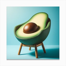 Avocado Chair 4 Canvas Print