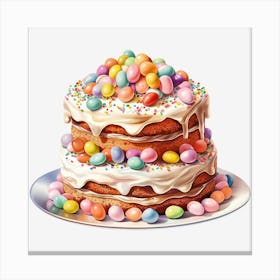 Easter Cake 5 Canvas Print