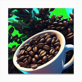 Coffee Beans 132 Canvas Print