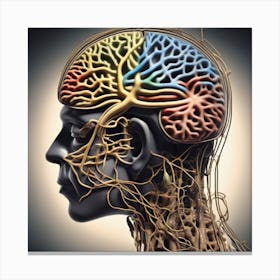 Human Brain 29 Canvas Print