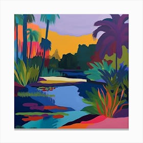 Colourful Gardens Naples Botanical Garden Usa 3 Canvas Print