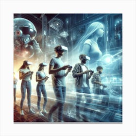 Vr Headsets 9 Canvas Print