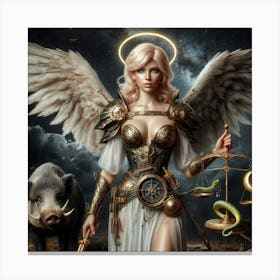 Princess Angel Warrior 3 Canvas Print