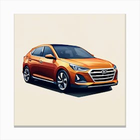 Hyundai Elantra Canvas Print