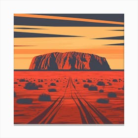 Uluru 9 Canvas Print