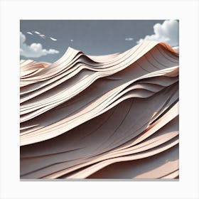 Sand wave Canvas Print