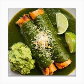 Green Enchiladas Canvas Print