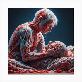 'Blood And Flesh' Canvas Print
