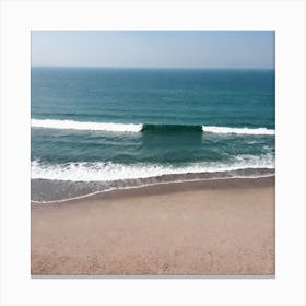 Aerial View Of A Beach 19 Canvas Print