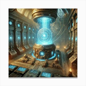 The Central Power Core Canvas Print