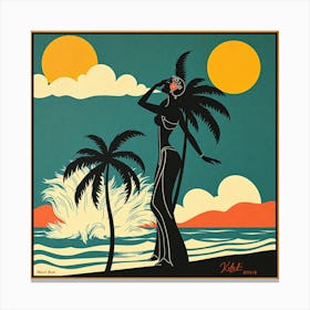 Hawaiian Woman 3 Canvas Print