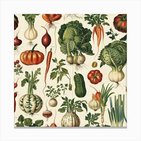 Vegetables Canvas Print