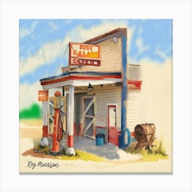 FM-60 BUD'S GARAGE 1 Canvas Print