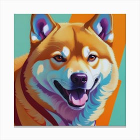 Cute Shiba Inu Canvas Print