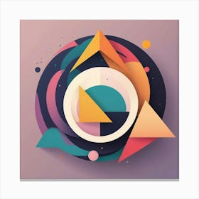 Abstract Geometric Design Canvas Print