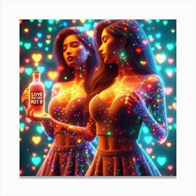 Love Booze Canvas Print