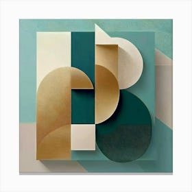 Abstract Geometric Painting 1 Leinwandbild