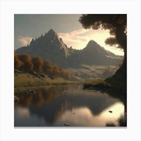 Elder Scrolls 1 Canvas Print