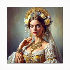 Russian Empress78 Canvas Print