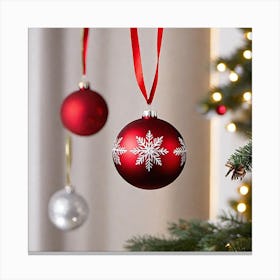 Christmas Ornaments 45 Canvas Print