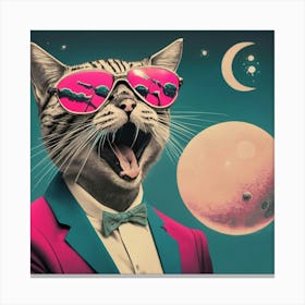 Cat With Sunglasses 2 Canvas Print