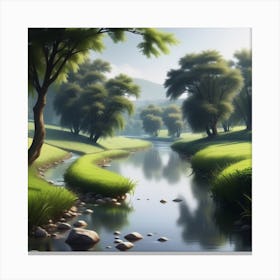 Landscape Painting 169 Canvas Print
