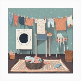 Laundry Room 1 Canvas Print