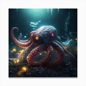 Octopus 8 Canvas Print