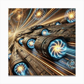 A Detailed Depiction Of The Nullifier Cruiser S Sp Canvas Print